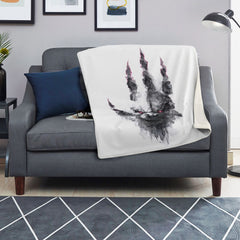 Mohan God Test Premium Microfleece Blanket - AOP