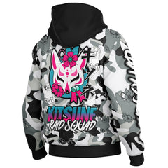 Kitsune Heavyweight Hooded Baseball Jacket