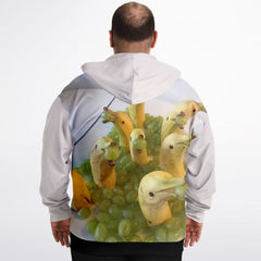Banana Mohan Fashion Plus-size Ziphoodie - AOP