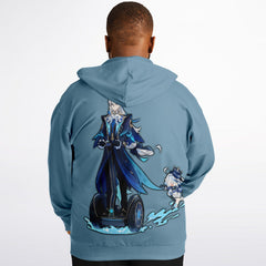 Genshin Fashion Plus-size Ziphoodie Mohan