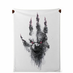 Mohan God Test Premium Microfleece Blanket - AOP