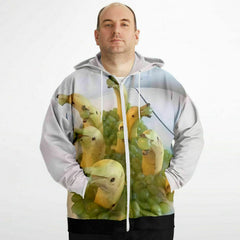 Banana Mohan Fashion Plus-size Ziphoodie - AOP