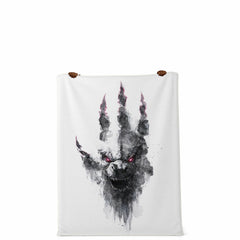 Mohan God Test Premium Microfleece Blanket - AOP