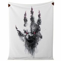 Mohan God Test Premium Microfleece Blanket - AOP