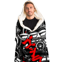 Skyline Car Parts Hooded Blanket