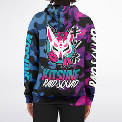 Kitsune Camo Athletic Zip-Up Hoodie