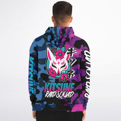 Kitsune Camo Athletic Zip-Up Hoodie