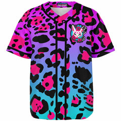 Kitsune Purple Leopard Jersey